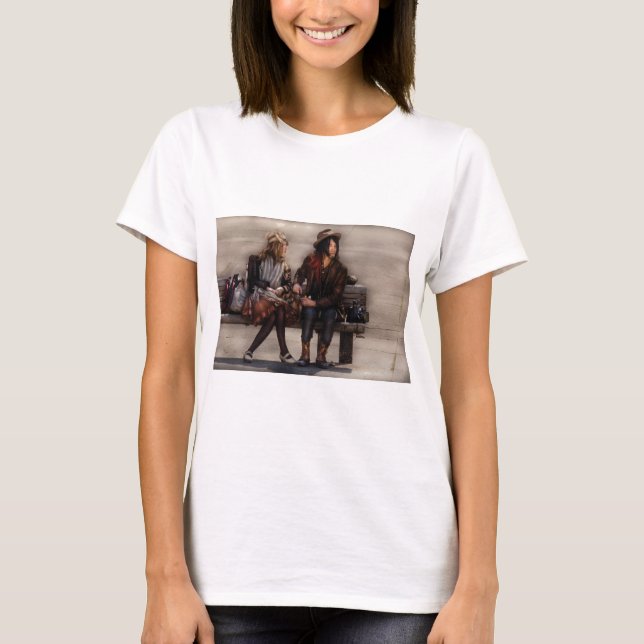 T-shirt Autre - voyageurs de temps (Devant)