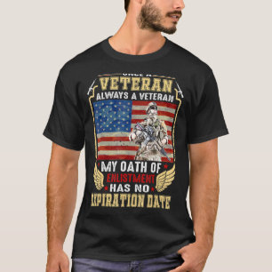 T-shirt Autrefois Vétéran Toujours Vétéran