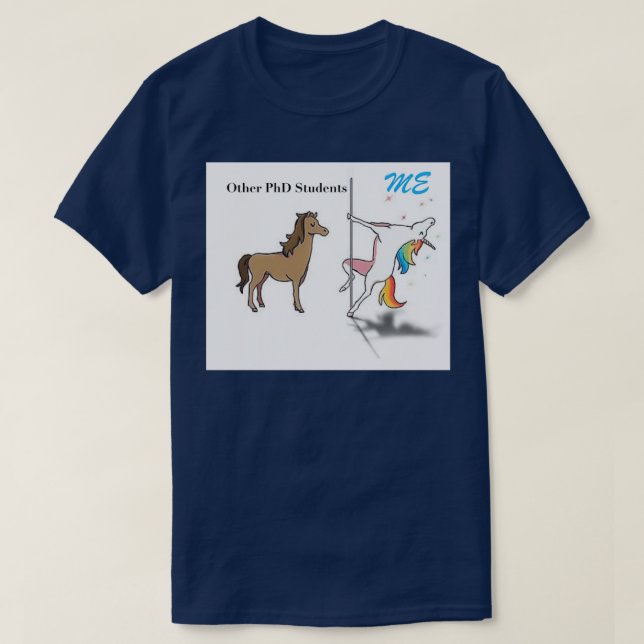 T-shirt Autres étudiants au doctorat contre moi 1 (Design devant)