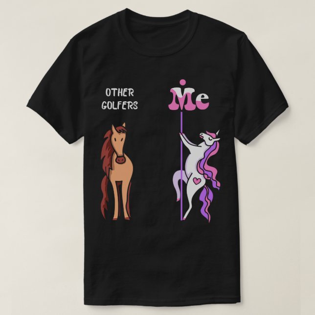 T-shirt Autres golfers Me Tee Unicorn Golfer Funny Gift Id (Design devant)