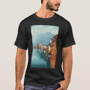 T-shirt Autriche Travel Art Vintage