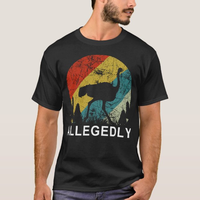 T-shirt Autruche présumée (Devant)