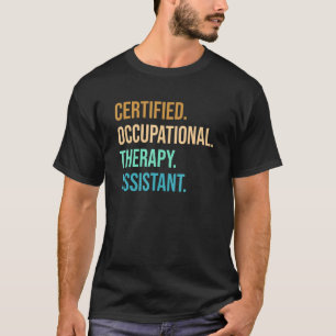 T-shirt Auxiliaire d'ergothérapie certifié Cota