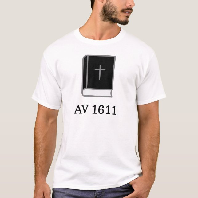 T-shirt AV 1611 Rois James Bible Christian (Devant)