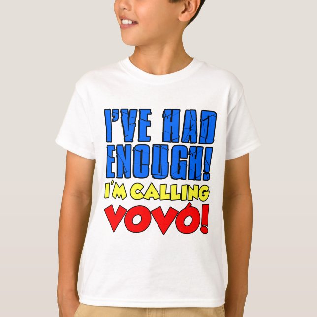 T-shirt Avait Assez Appelé Vovo (Devant)