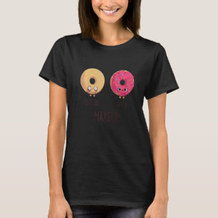 T-shirt Avant après maquillage Doughnut Donut Cool mignonn