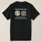 Avant Arrière Code QR personnalisé et entreprise d