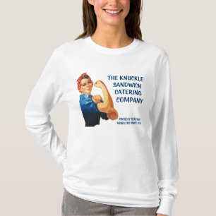 T-shirt Avant de douille de Rosie de sandwich à