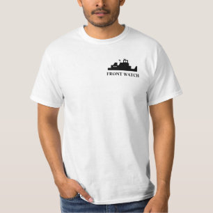 T-shirt avant de logo de Towboat de montre