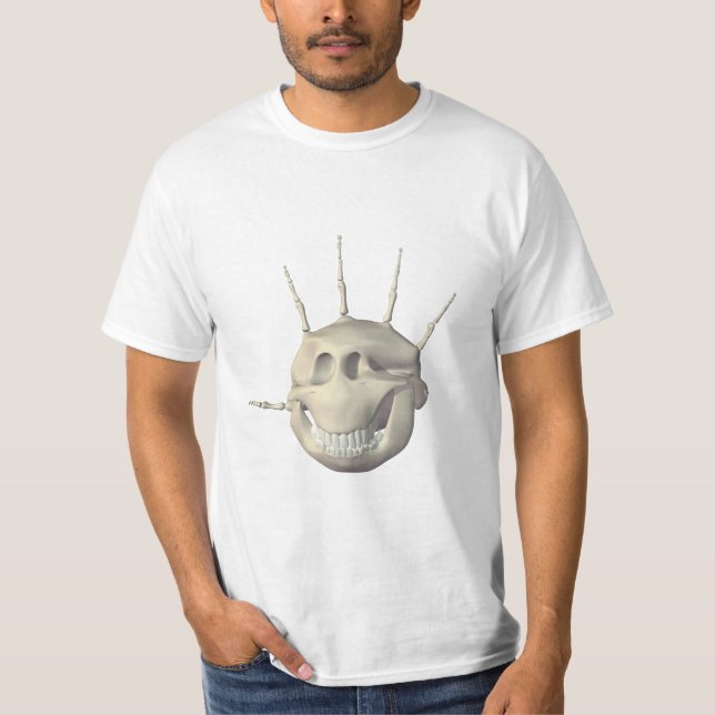 T-shirt Avant de tête de gant de latex/arrière (Devant)