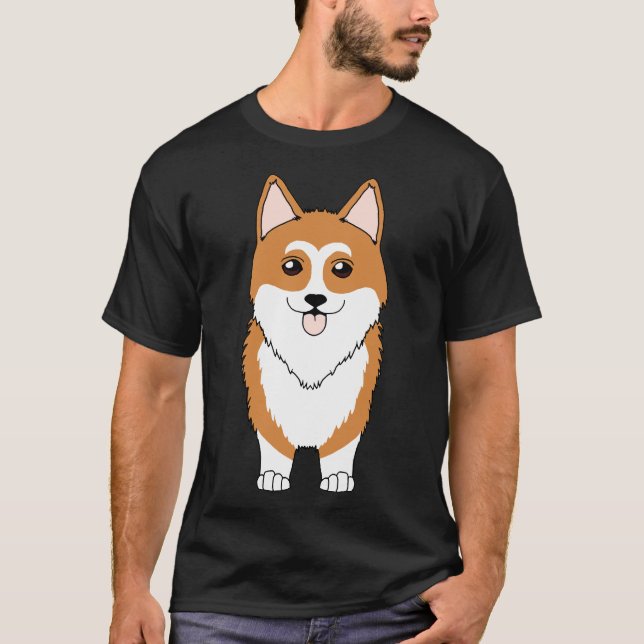 T-shirt Avant du corgi (Devant)