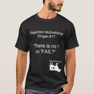 T-shirt Avant du slogan du j seulement (encre blanche)