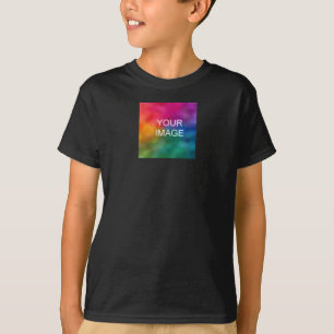 T-shirt Avant et arrière Imprimer Ajouter Texte Photo Enfa