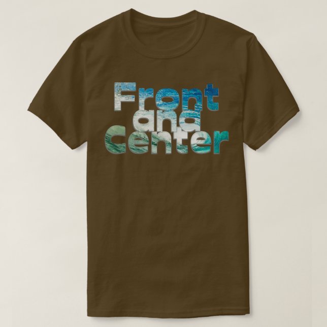 T-shirt Avant et centre (Design devant)
