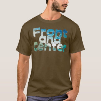 T-shirt Avant et centre