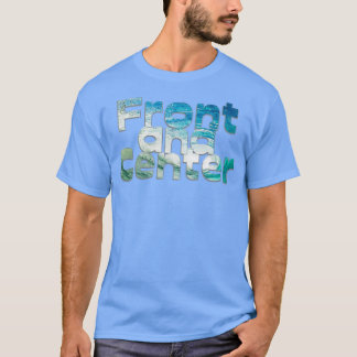 T-shirt Avant et centre