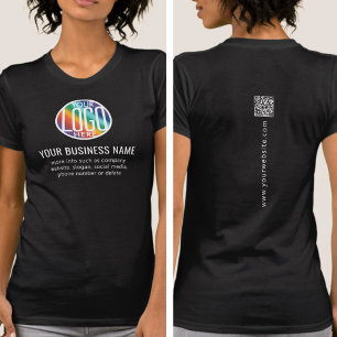 T-shirt Avant Imprimé votre logo d'entreprise et votre cod