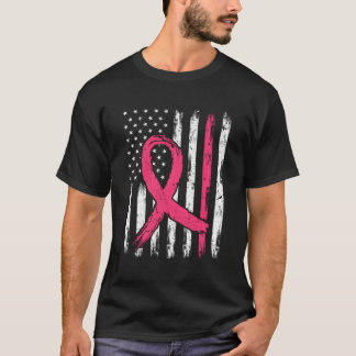 T-shirt Avant Imprimer Je Porte K Pour Moi Cancer Du Sein