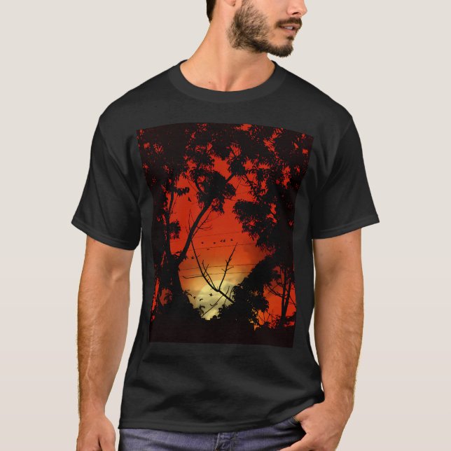 T-shirt Avant le coucher du soleil (Devant)