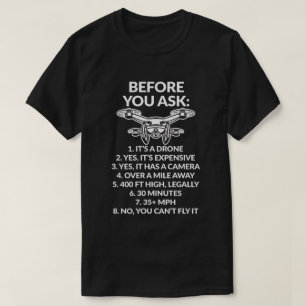 T-shirt Avant que vous demandiez à explication de bourdon