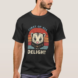 T-shirt AVANT TOUT JE SUIS UN DÉLICE Humour de Possum Vint