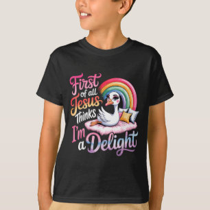 T-shirt Avant tout Jésus pense que je suis un délice Desig