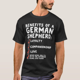 T-shirt Avantages D'Un Berger Allemand