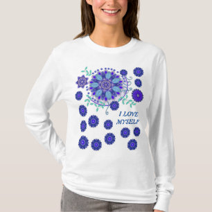 T-SHIRT AVEC ART CRÉATIF DES FLEURS