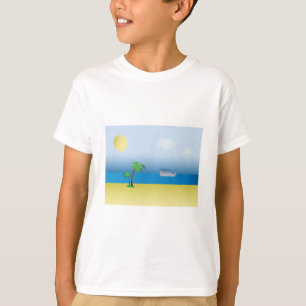 T-Shirt avec baleine de dessin animé