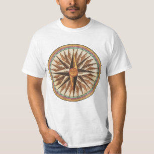T-shirt avec boussole nautique