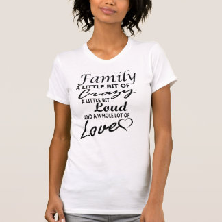 T-shirt avec citation sur la famille et l'amour