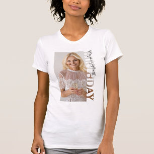 T-Shirt avec collage photo pour 50e anniversaire