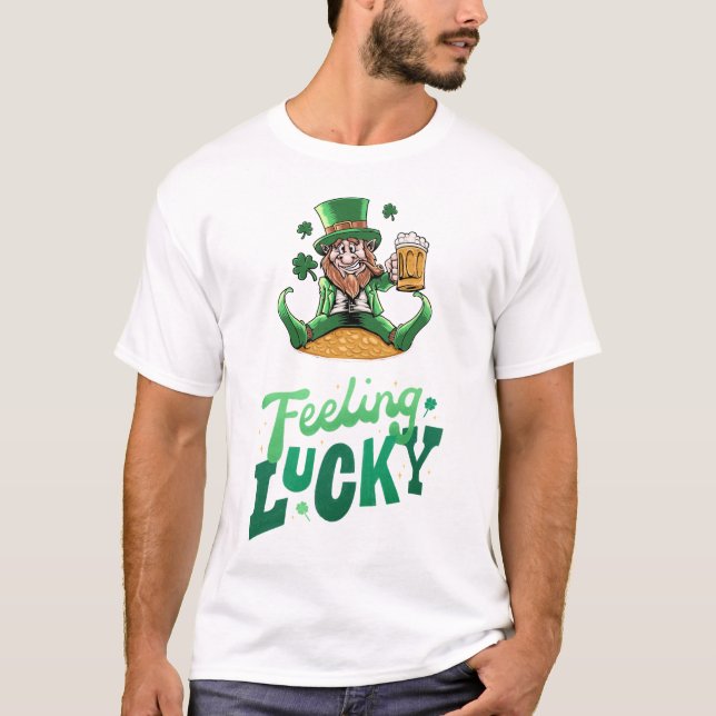 T-shirt Avec de la chance, le Phantasm Classic de St. Padd (Devant)