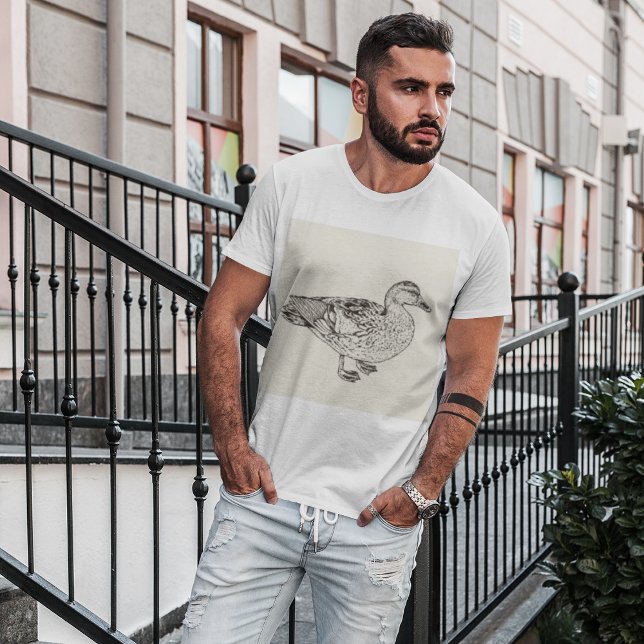 T-Shirt avec dessin de canard (Créateur téléchargé)