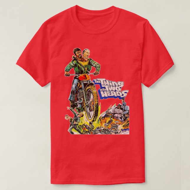 T-shirt Avec deux têtes (Design devant)