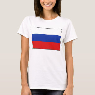 T-shirt avec drapeau de la Russie