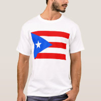 T-shirt avec drapeau de Porto Rico USA