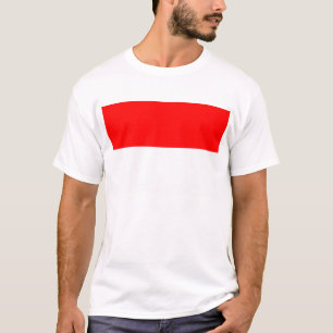 T-shirt avec drapeau d'Indonésie