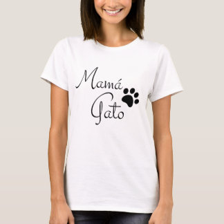 T-Shirt avec empreinte de patte de Mama Gato dicto