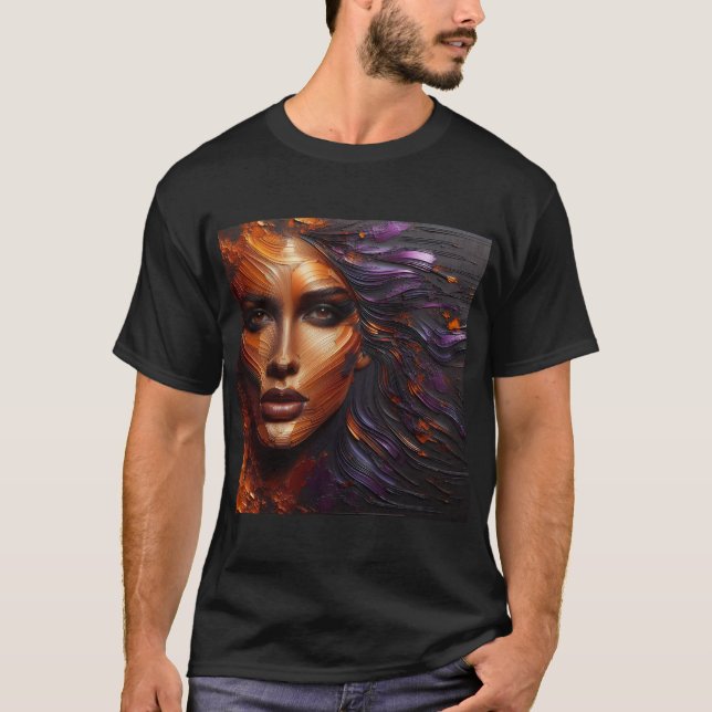 T-shirt Avec Expression Art -42 (Devant)