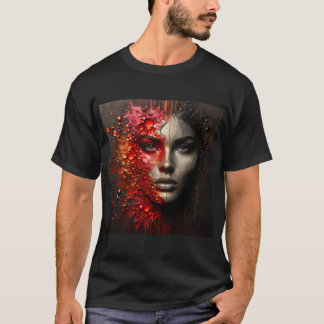 T-shirt Avec Expression Art -43