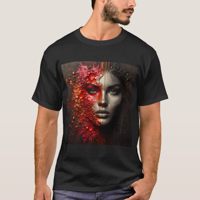 T-shirt Avec Expression Art -43 (Devant)