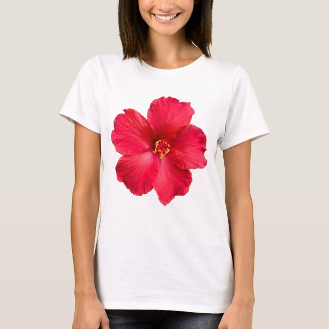T-shirt avec Hibiscus (Devant)