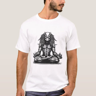 T-shirt avec imprimé Predator assis dans un dépôt