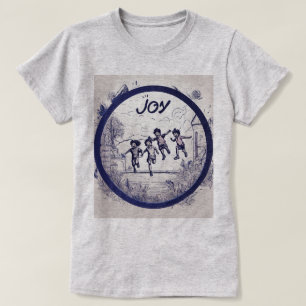 T-shirt "Avec Joie Éternelle : Chemise Multi Couleurs Vibr