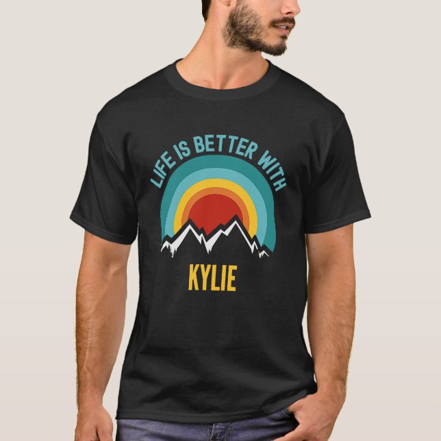 T-shirt Avec Kylie Dating Kylie (Devant)