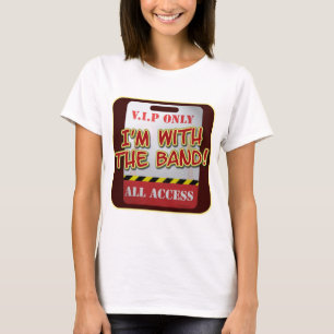 T-shirt Avec la passe en coulisses de la bande