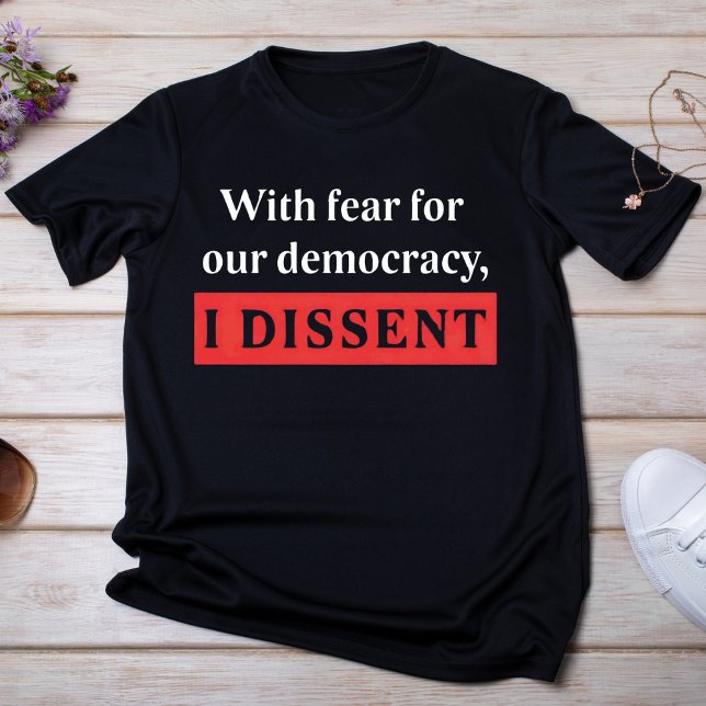 T-shirt Avec La Peur Pour Notre Démocratie, Je Divise (Créateur téléchargé)