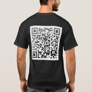 T-shirt avec le code de Qr