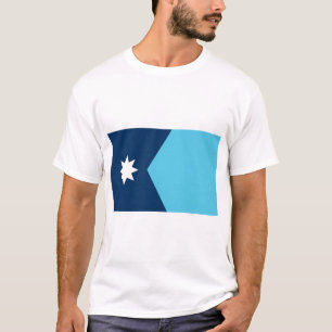 T-shirt avec le drapeau du Minnesota, États-Unis